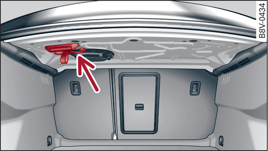 Илл. 70 Для модели Limousine Багажник: крюки для сумок*